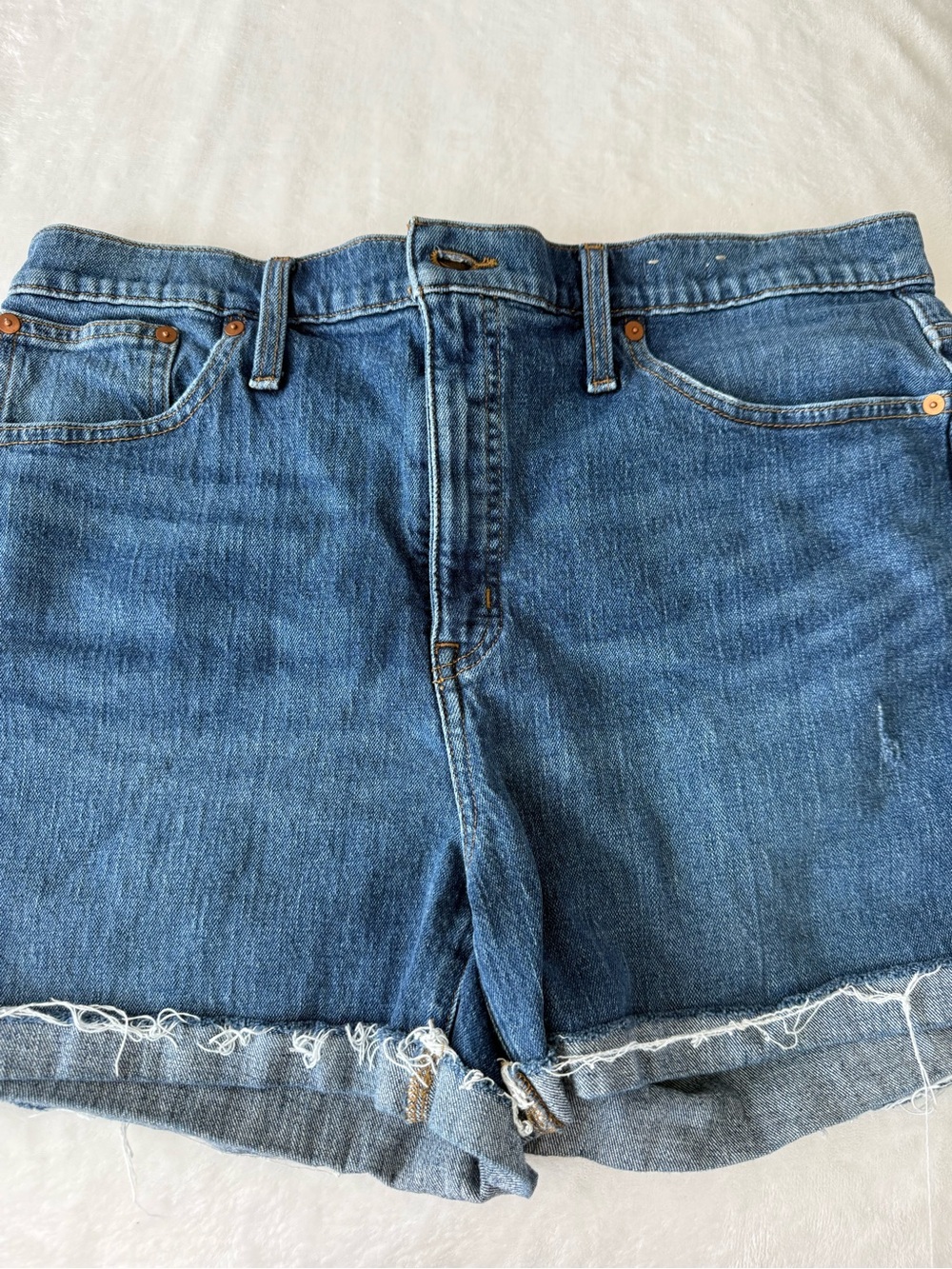 Madewell High Rise Denim Shorts Size 32 D88